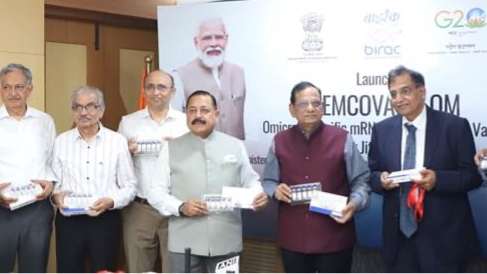 dr jitendra singh launches the gemcovac®-om, an omicron-specific mrna-based booster vaccine dr jitendra singh launches the gemcovac®-om, an omicron-specific mrna-based booster vaccine